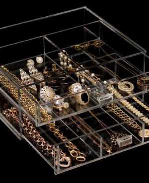 Organizador com 2 gavetas
